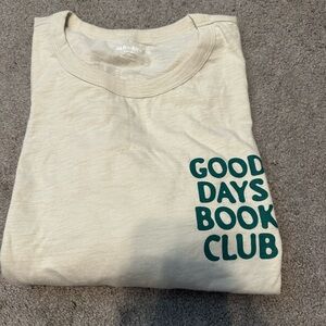 Old Navy women’s Cream T-Shirt - Good Days Book Club